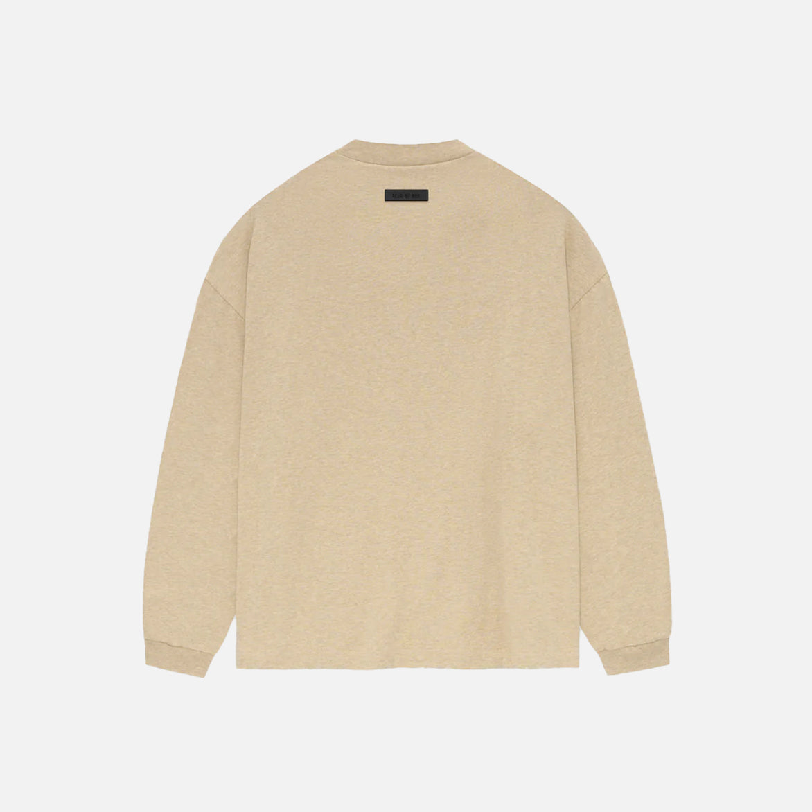 ESSENTIALS LS TEE - GOLD HEATHER