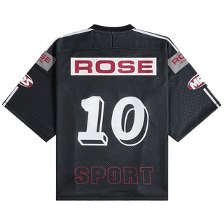 OVERSIZED HOCKEY TOP - BLACK / GREY