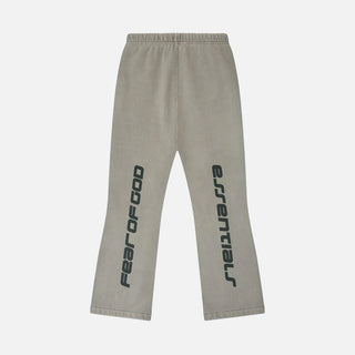 HEAVY FLEECE FLARE SWEATPANT - SMOKE GREY