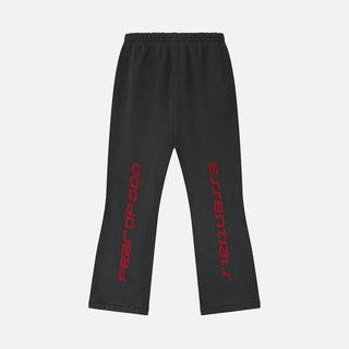 HEAVY FLEECE FLARE SWEATPANT - IRON GREY