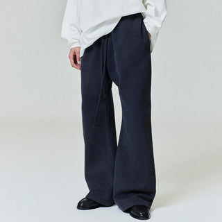 HEAVY FLEECE FLARE SWEATPANT - VINTAGE BLACK