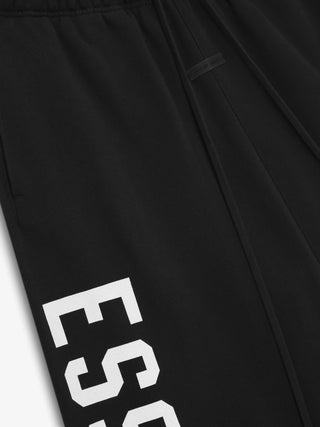 LOUNGE FLEECE SWEATPANT - JET BLACK