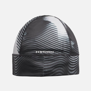 VELOCITI STORM BEANIE - WHITE / BLACK / REFLECTIVE