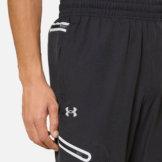 UA UNSTAPPABLE CARGO PANT - BLACK / SILVER REFLECTIVE