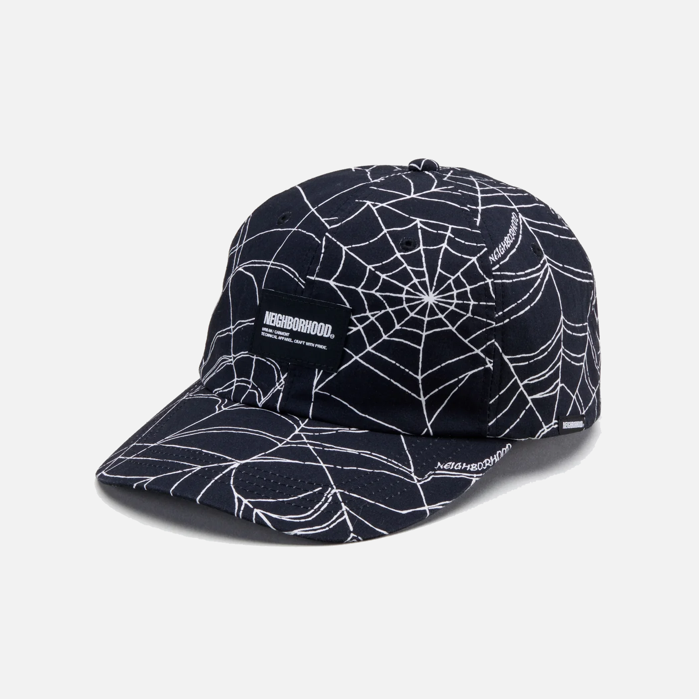 SPIDERWEB DAD CAP - BLACK