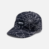 SPIDERWEB DAD CAP - BLACK