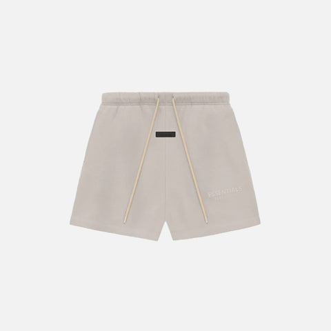 ESSENTIALS SWEATSHORT - SILVER CLOUD