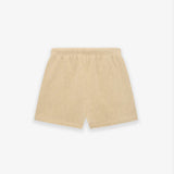 ESSENTIALS SWEATSHORT - GOLD HEATHER