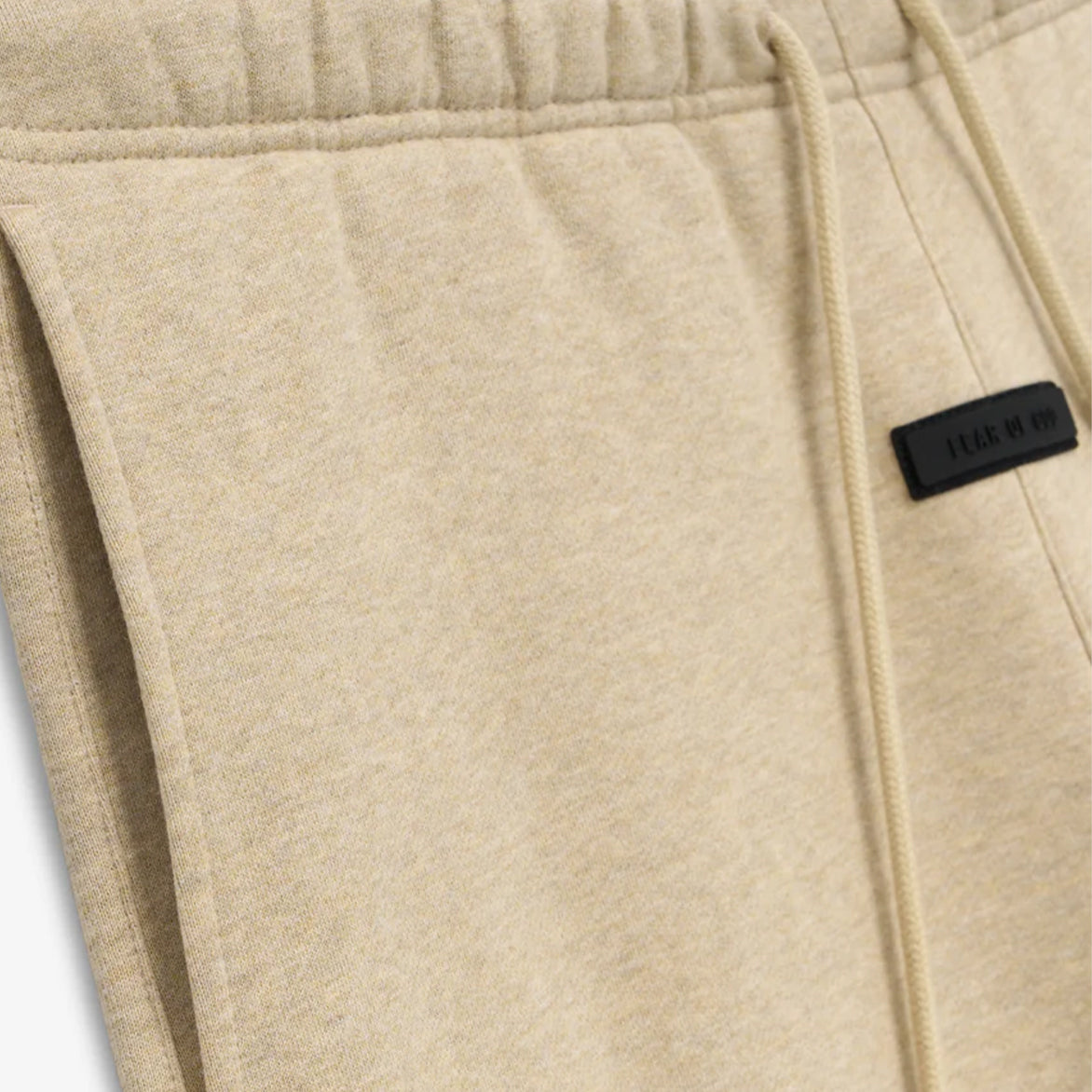 ESSENTIALS SWEATSHORT - GOLD HEATHER