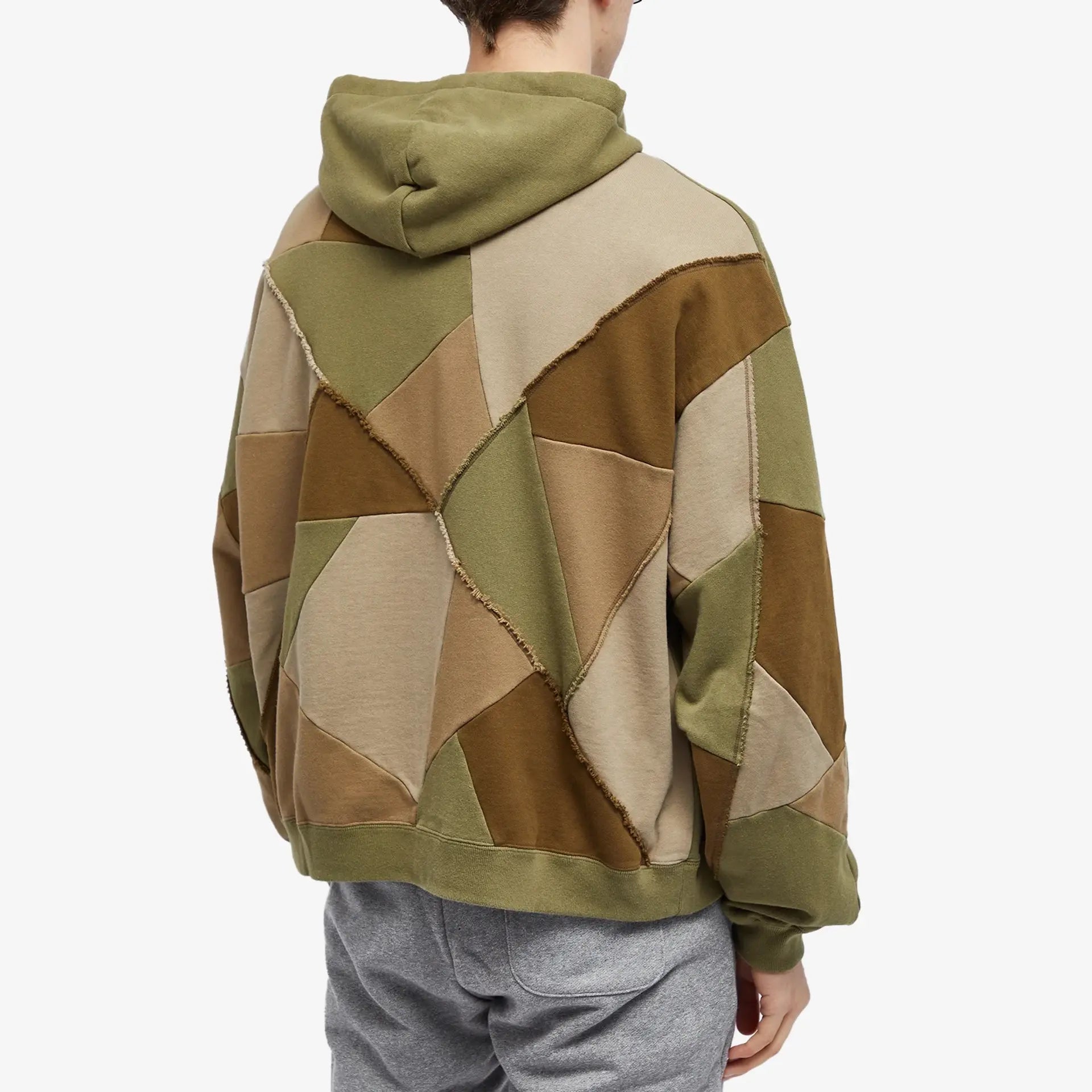 QUILTED FULL-ZIP - OLIVE