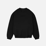 ESSENTIALS CREWNECK - JET BLACK
