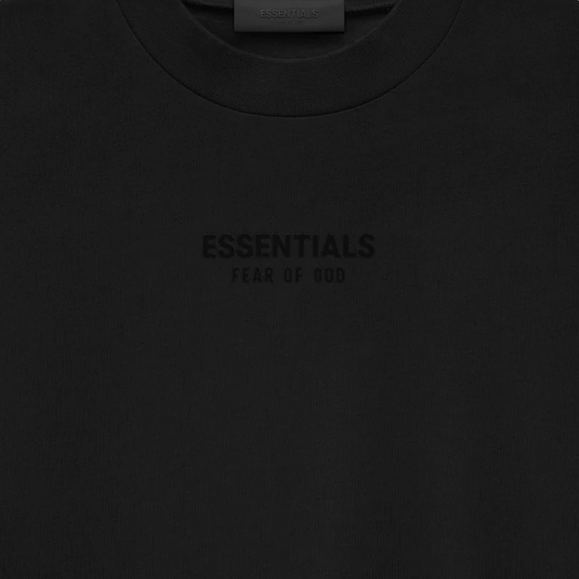 ESSENTIALS CREWNECK - JET BLACK