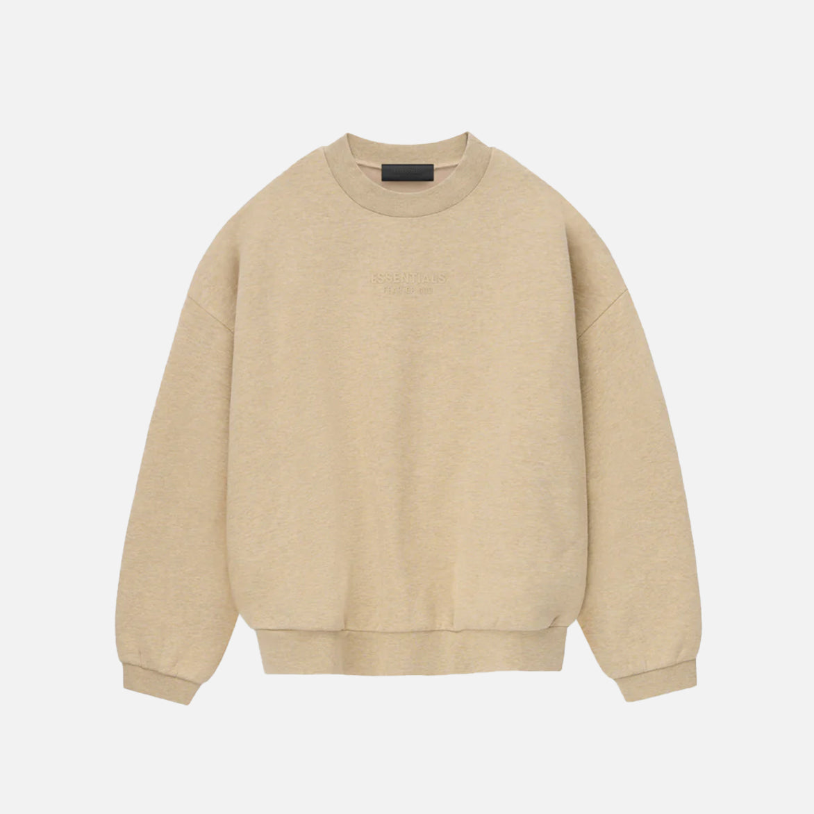 ESSENTIALS CREWNECK - GOLD HEATHER