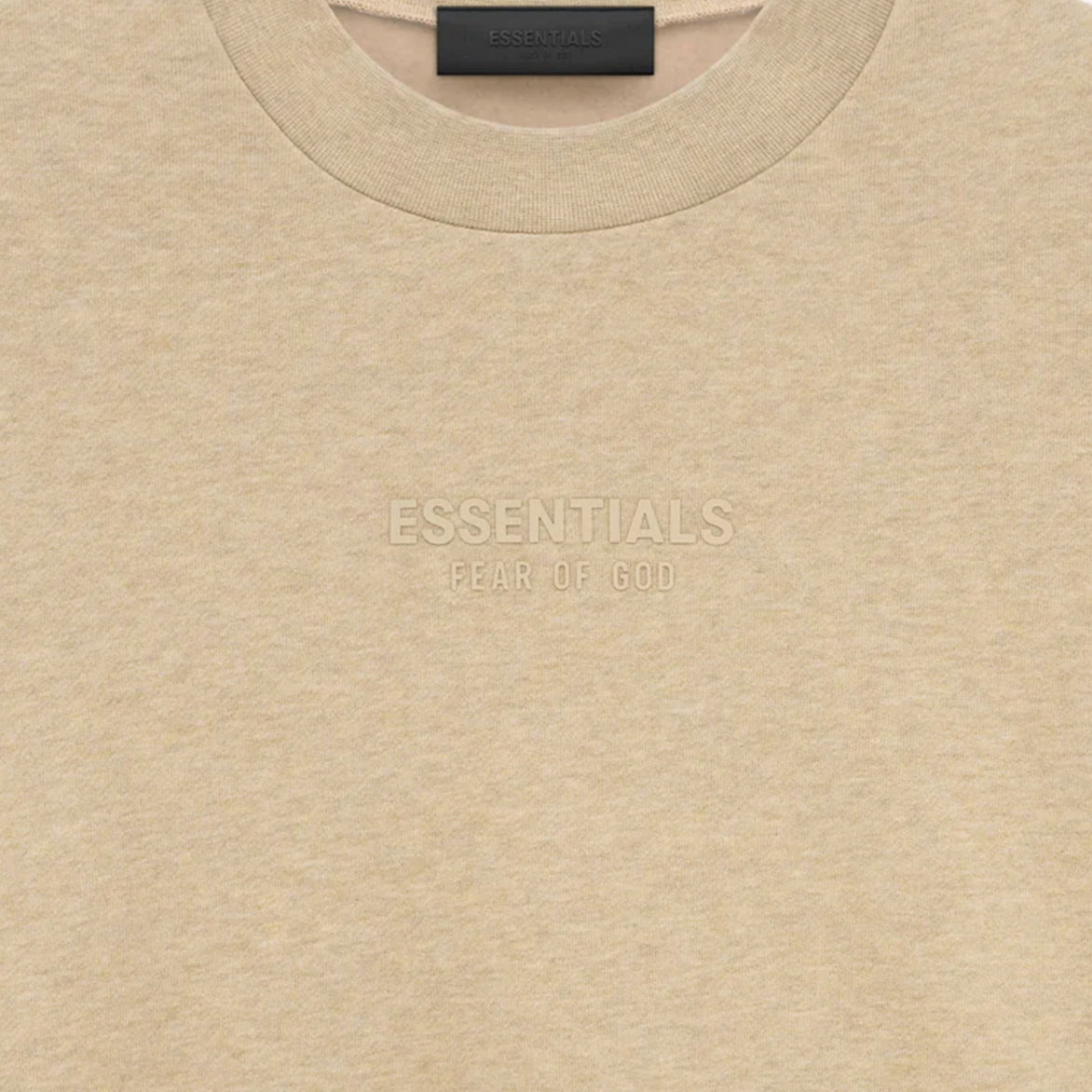 ESSENTIALS CREWNECK - GOLD HEATHER