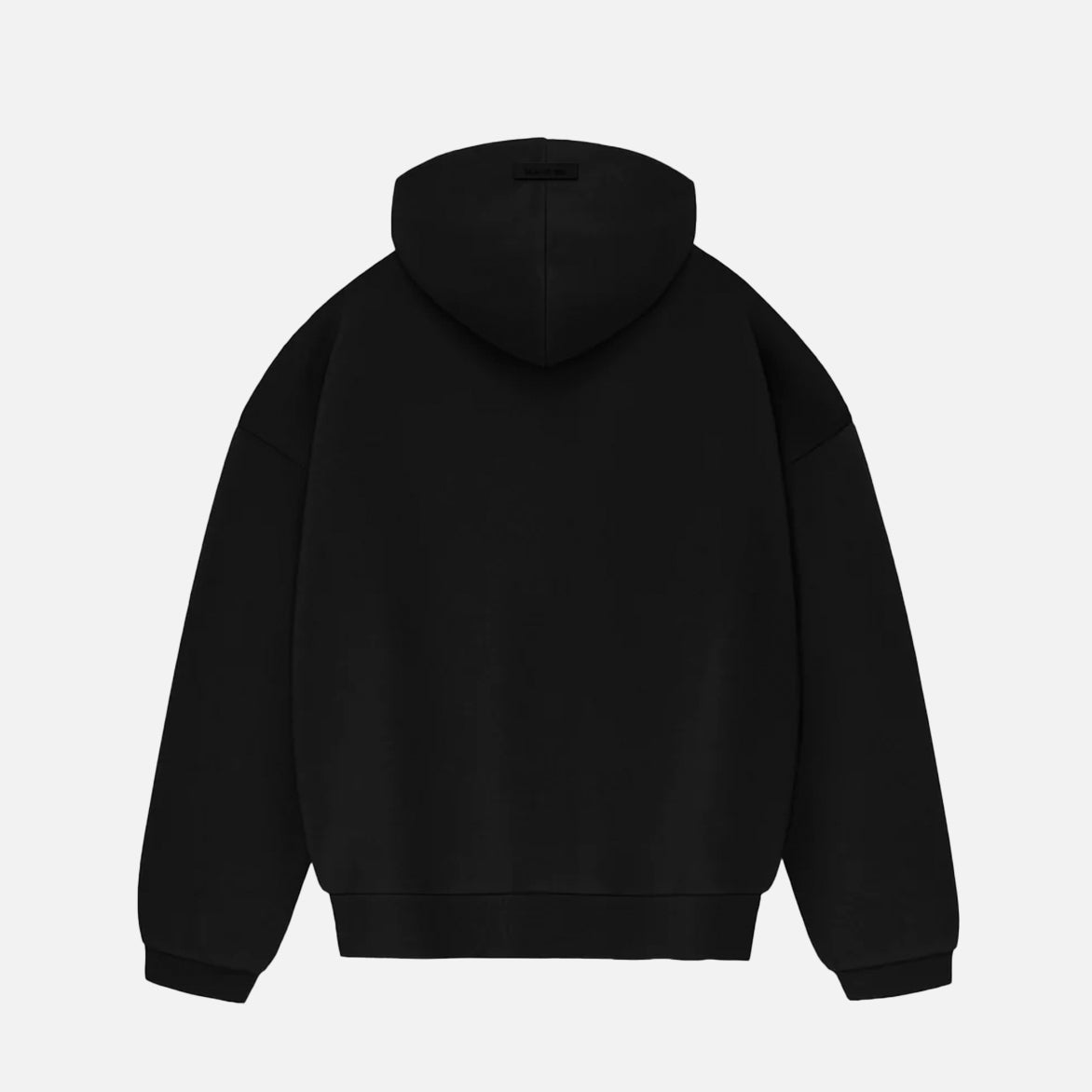 ESSENTIALS HOODIE - JET BLACK