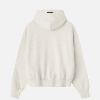 EMBOSSED ESSENTIALS CLASSIC HOODIE - OATMEAL HEATHER