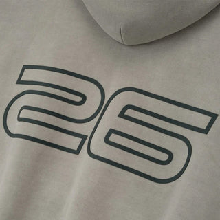 HEAVY FLEECE 90'S HOODIE - SMOKE GREY