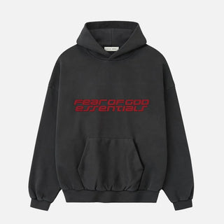 HEAVY FLEECE 90S HOODIE - IRON GREY