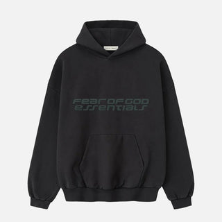 HEAVY FLEECE 90S HOODIE - VINTAGE BLACK