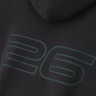 HEAVY FLEECE 90S HOODIE - VINTAGE BLACK