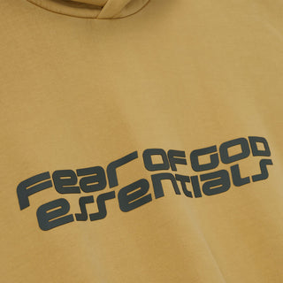 CROPPED RELAXED HOODIE - CANYON