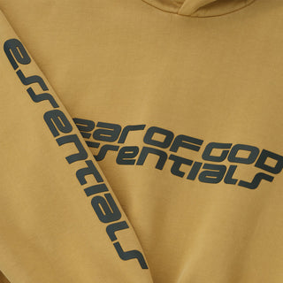 CROPPED RELAXED HOODIE - CANYON