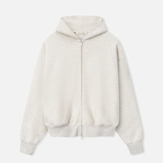 SIGNATURE CLASSIC FULL ZIP HOODIE - OATMEAL HEATHER