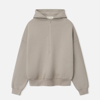 PROPERTY LOUNGE  HALF ZIP HOODIE - SEAL