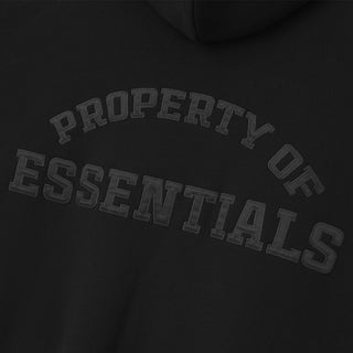 PROPERTY LOUNGE LONG ZIP HOODIE - BLACK