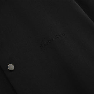 COTTON CANVAS OVERSHIRT - VINTAGE BLACK