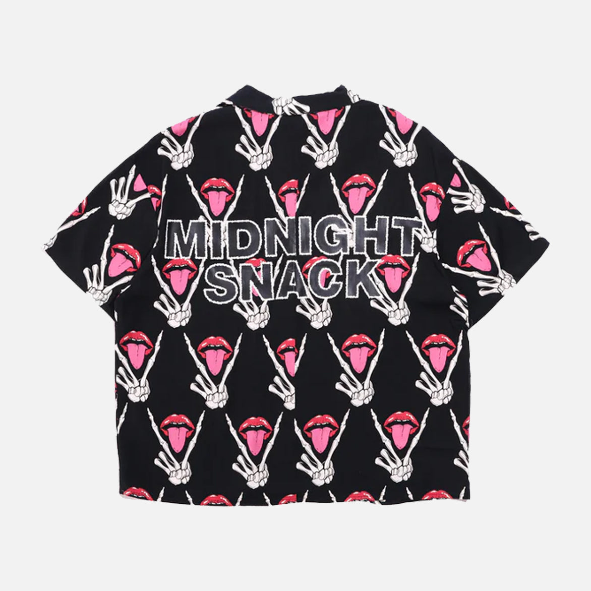 MIDNIGHT SNACK BUTTON DOWN - BLACK