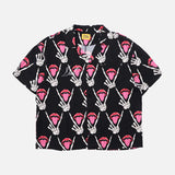 MIDNIGHT SNACK BUTTON DOWN - BLACK