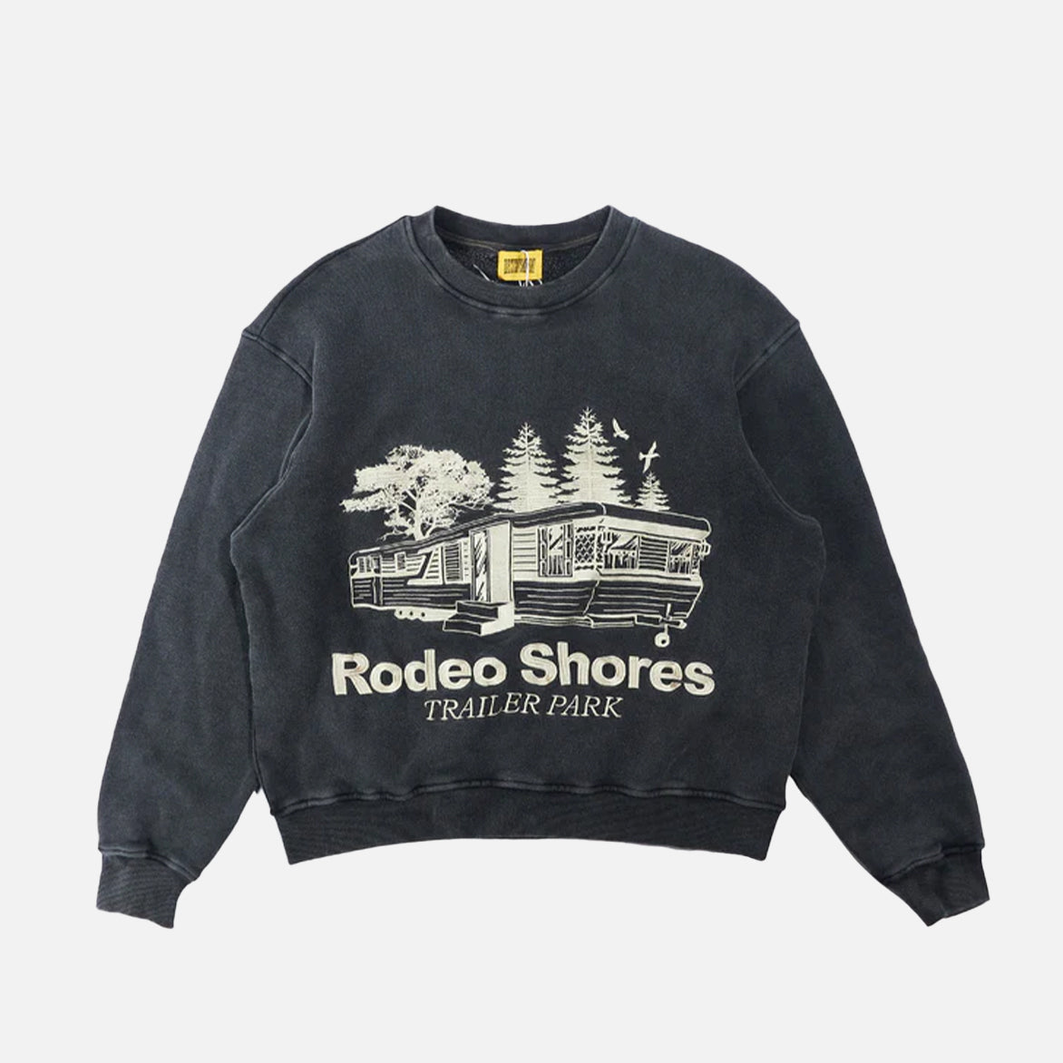 RODEO SHORES CREWNECK - VINTAGE BLACK