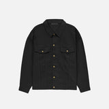 ESSENTIALS DENIM JACKET - JET BLACK