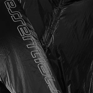 RIPSTOP NYLON PUFFER JACKET - METALLIC BLACK