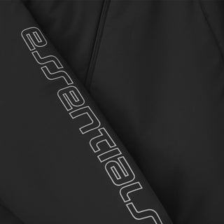 TECH NYLON HALF ZIP ANORAK - VINTAGE BLACK