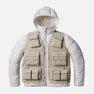 COLUMBIA CSC1938 DUALLY MOUNTAIN OUTERCHANGE JACKET - WHITE / DARK STONE