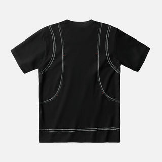 CSC1938 V1 SHORT SLEEVE "VEST" TEE - BLACK