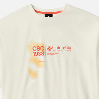 CSC1938 V1 PRINTED LONG SLEEVE TEE - SEA SALT