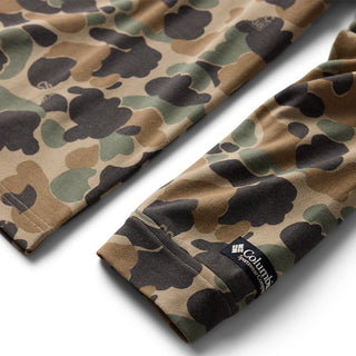 CSC1938 V1 PRINTED LONG SLEEVE TEE - BRITISH TAN DUCK CAMO