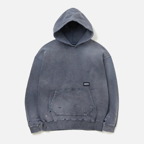 DAMAGE SWEATPARKA LS HOODIE - GREY