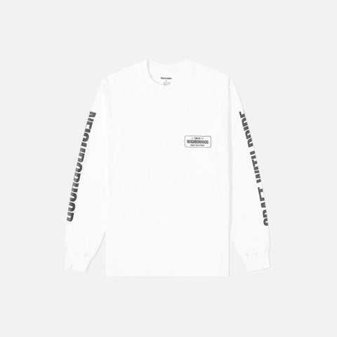 NEIGHBORHOOD NH LONGSLEEVE 1 - WHITE