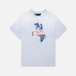 AMERICAN DREAMER TEE - BABY BLUE
