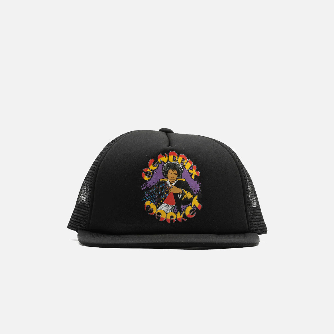 HENDRIX KISS THE SKY TRUCKER HAT - BLACK