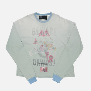 MSTR ME TONAL L/S TEE - BABY BLUE