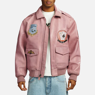 VINTAGE FLIGHT A2 JACKET - AURORA PINK