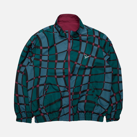 SQUARED WAVES PATTERN TRACK TOP - MULTI CHECK