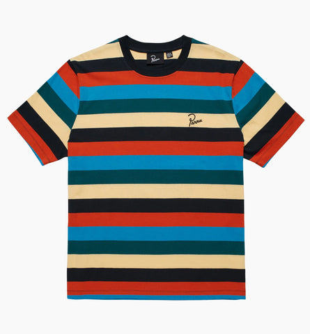 STACKED PETS ON STRIPES T-SHIRT - MULTI