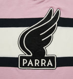WINGED LOGO POLO SHIRT - PINK / OFF WHITE