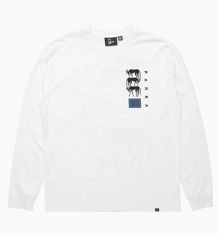 THE BERRY FARM LONG SLEEVE T-SHIRT - WHITE